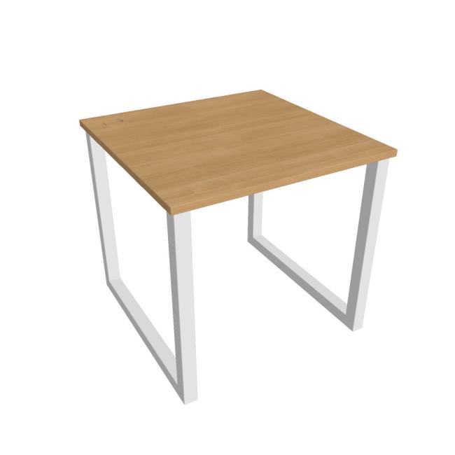 [ON918423] UNI O desk, 80x75.5x80 cm, oak/white