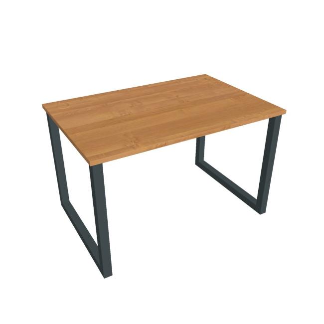 UNI O desk, 120x75.5x80 cm, alder/black
