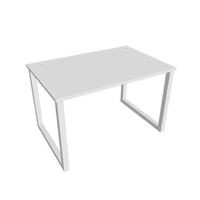 UNI O desk, 120x75.5x80 cm, white/white