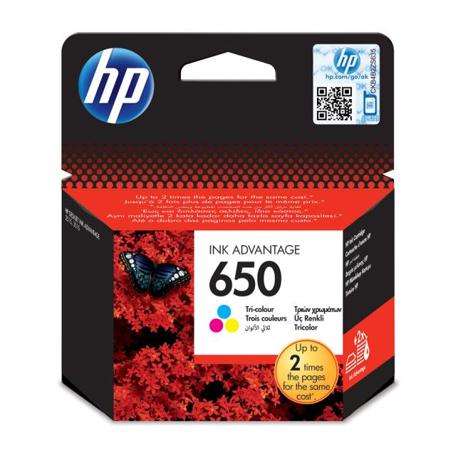 [HP000102] Atramentová náplň HP CZ102AE HP 650 color (200 str.) pre Deskjet Ink Advantage 1515/2515/2545/2645