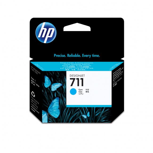 Atramentová náplň HP CZ130A HP 711 cyan (29 ml) pre DesignJet T120/T520/T130/T530