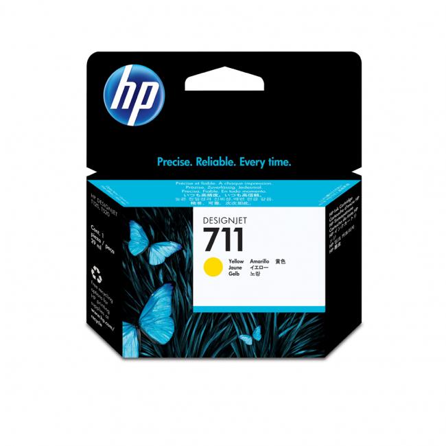 Ink cartridge HP CZ132A HP 711 yellow (29 ml) for DesignJet T120/T520/T130/T530