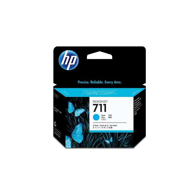 Atramentová kazeta HP CZ134A HP 711 azúrová (3x29 ml) pre DesignJet T120/T520/T130/T530