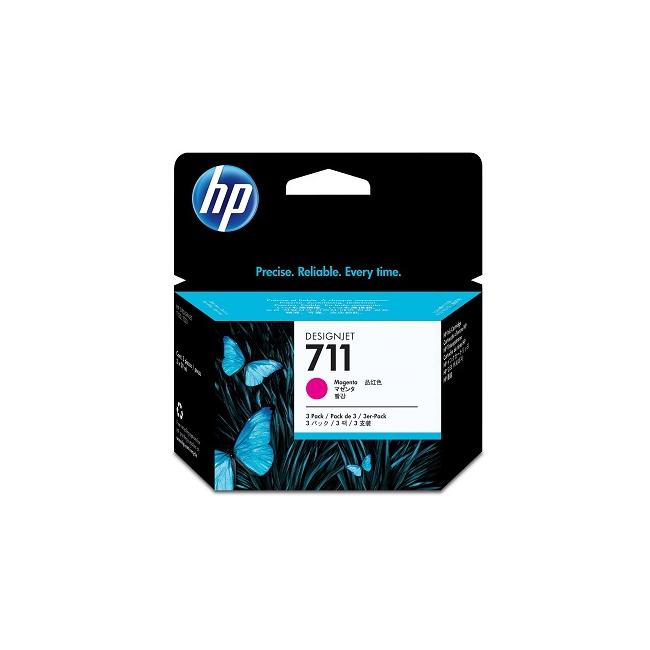 Ink cartridge HP CZ135A HP 711 magenta (3x29 ml) for DesignJet T120/T520/T130/T530