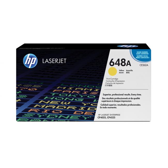 [HP000262] Toner HP CE262A HP 648A žltý (11 000 str.) pre LaserJet CP4525