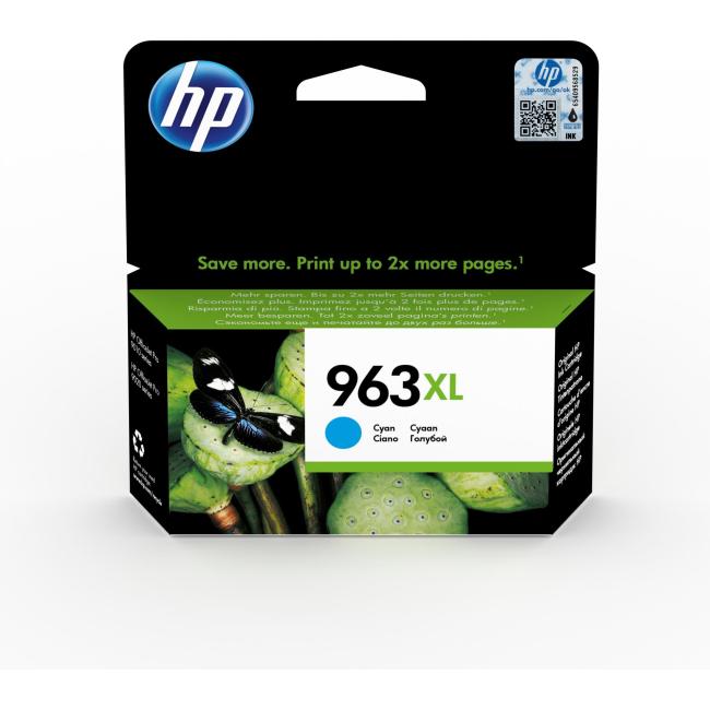 Atramentová kazeta HP 3JA27AE HP 963XL azúrová XL (1 600 strán) pre OfficeJet Pro 9010/9010e/9012e