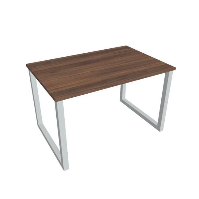 UNI O desk, 120x75.5x80 cm, walnut/grey
