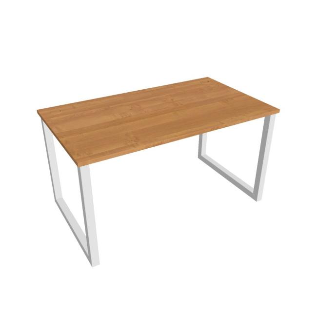 Work table UNI O, 140x75.5x80 cm, alder/white