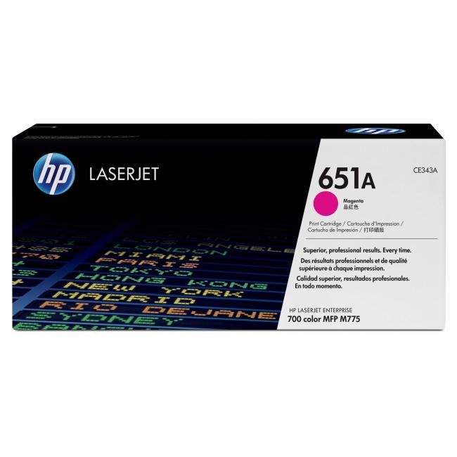 Toner HP CE343A HP 651A magenta (16.000 str.) pre LaserJet Enterprise M775