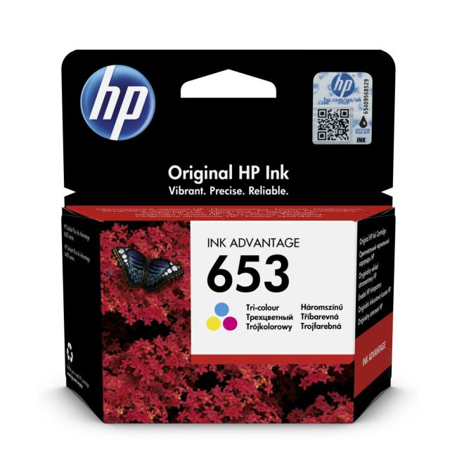 [HP000374] Ink cartridge HP 3YM74AE HP 653 color (200 pages) for DeskJet Plus Ink Advantage 6075/6475