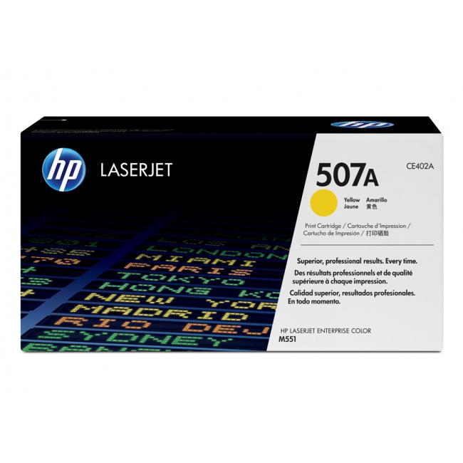 Toner HP CE402A HP 507A žltý (6 000 str.) pre LJ Enterprise Color M551/M570/M575