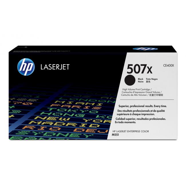 Toner HP CE400X HP 507X čierny (11 000 str.) pre LJ Enterprise Color M551/M570/M575