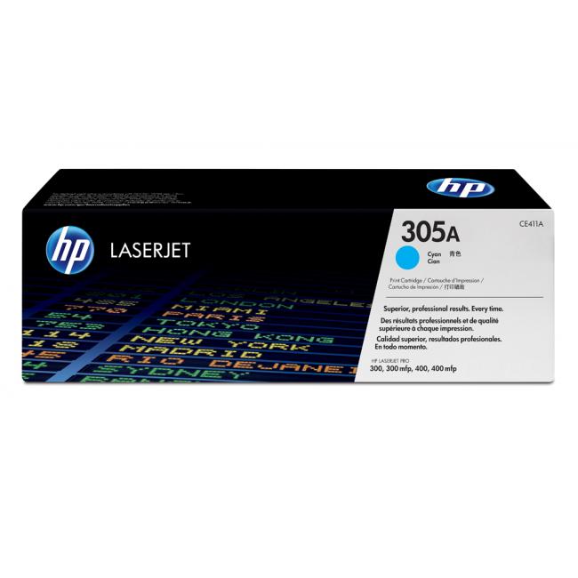 [HP000411] Toner HP CE411A HP 305A cyan (2.600 str.) pre CLJ M351/451/375/475