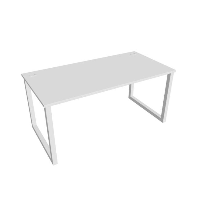 UNI O desk, 160x75.5x80 cm, white/white
