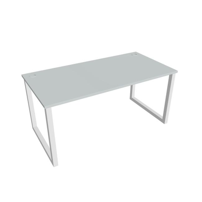 [ON918504] UNI O desk, 160x75.5x80 cm, grey/white