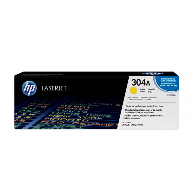 Toner HP CC532A HP 304A yellow (2.800 str.) pre LJ CP2025/CM2320