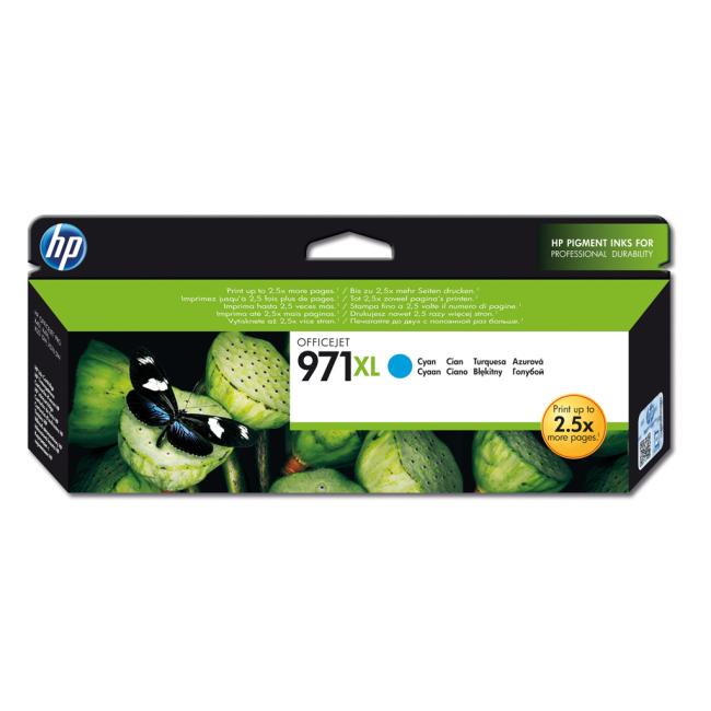 Ink cartridge HP CN626AE HP 971XL cyan XL (6,600 pages) for Officejet Pro X451dw/X476dw/X551dw