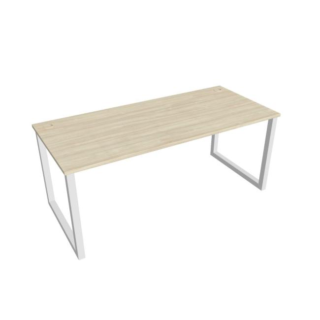 Work table UNI O, 180x75.5x80 cm, agate/white