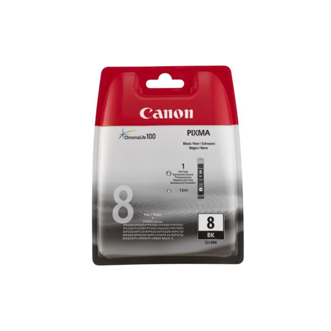 [CA000821] Ink cartridge Canon CLI-8Bk for Pixma iP4200/5300/MP500/530/600/610/800 black (400 pages)