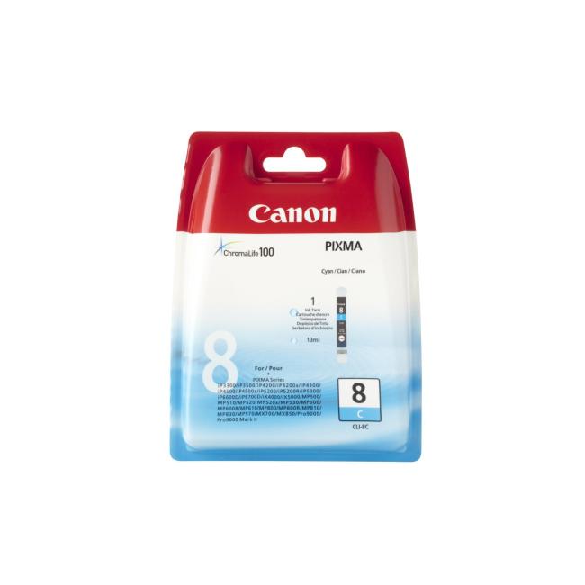 Ink cartridge Canon CLI-8C for Pixma iP4200/5300/ MP500/530/600/610/800 cyan (400 pages)