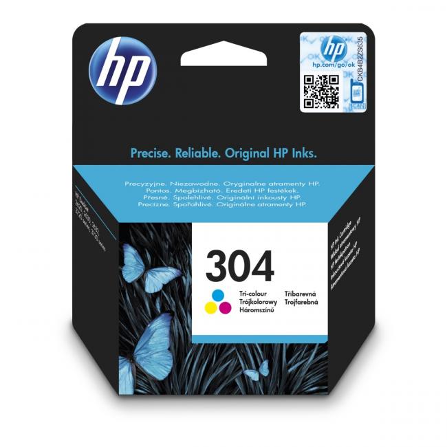 Atramentová náplň HP N9K05AE HP 304 color (100 str.) pre DeskJet 2620/2630/3750/3760/3762