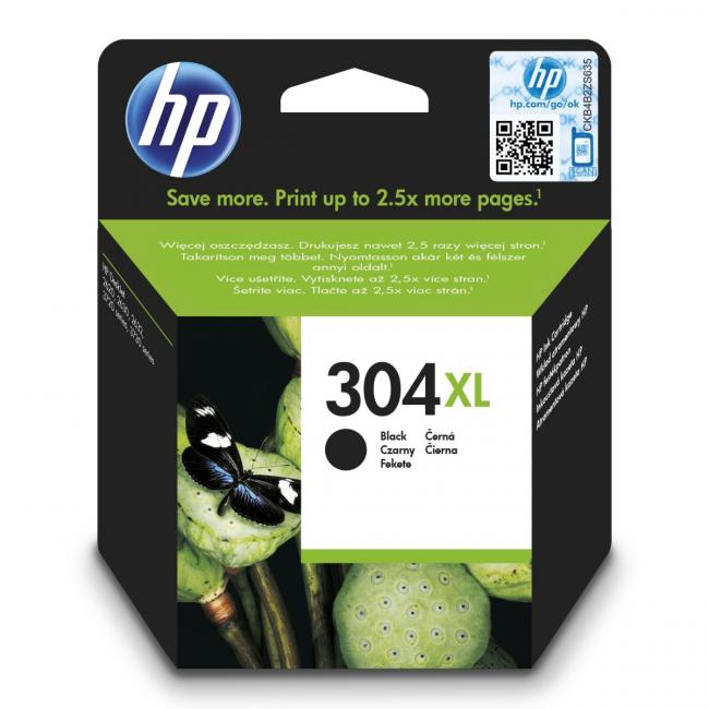 Ink cartridge HP N9K08AE HP 304XL black XL (300 pages) for DeskJet 2620/2630/3750/3760/3762