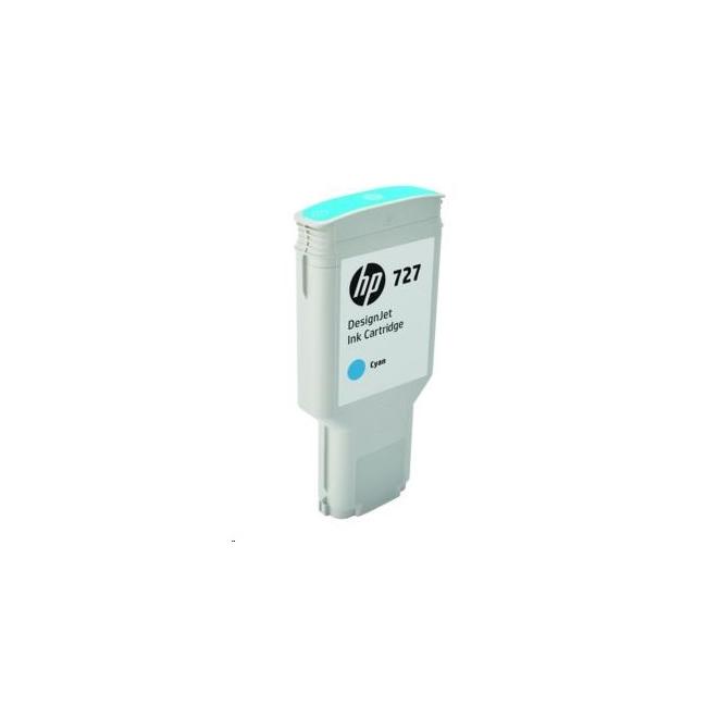Atramentová kazeta HP F9J76A HP 727 azúrová (300 ml) pre DesignJet T920/T1500/T2500