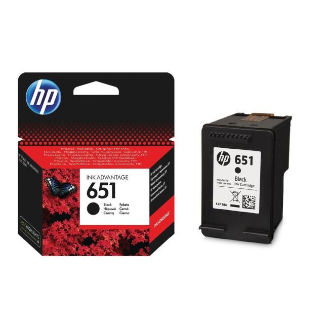 Atramentová kazeta HP C2P10AE HP 651 čierna (600 strán) pre DeskJet Ink Advantage 5575/5645/OJ 202/252