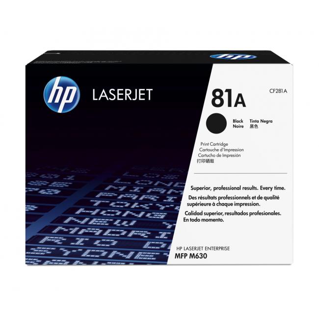 Toner HP CF281A HP 81A čierny (10 500 str.) pre LaserJet Enterprise M604/ M605/ M606/ M630