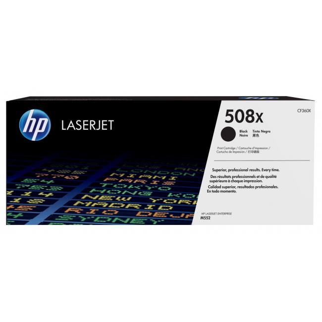 Toner HP CF360X HP 508X čierny (12 500 str.) pre LaserJet M552/M553/M577
