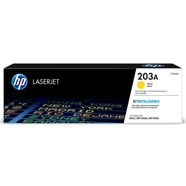 [HP001542] Toner HP CF542A HP 203A yellow (1.300 str.) pre LaserJet Pro M254dw/M280nw/ M281fdn