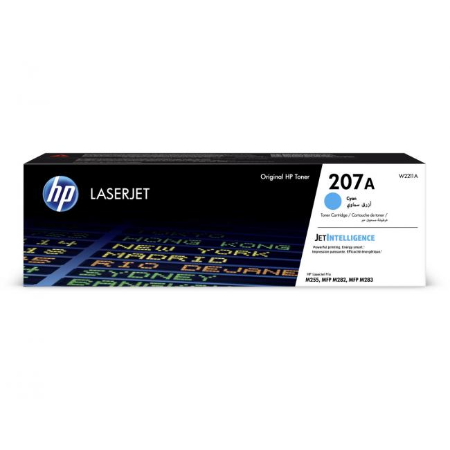Toner HP W2211A HP 207A azúrová (1 250 str.) pre Color LaserJet Pro M255/MFP M282/ M283