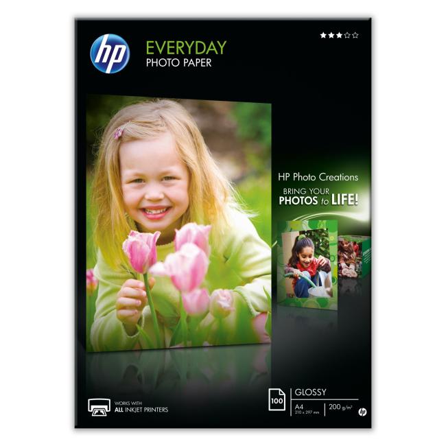Paper HP Q2510A photo paper, glossy, 100 sheets, A4, 200 g (Q2510A)