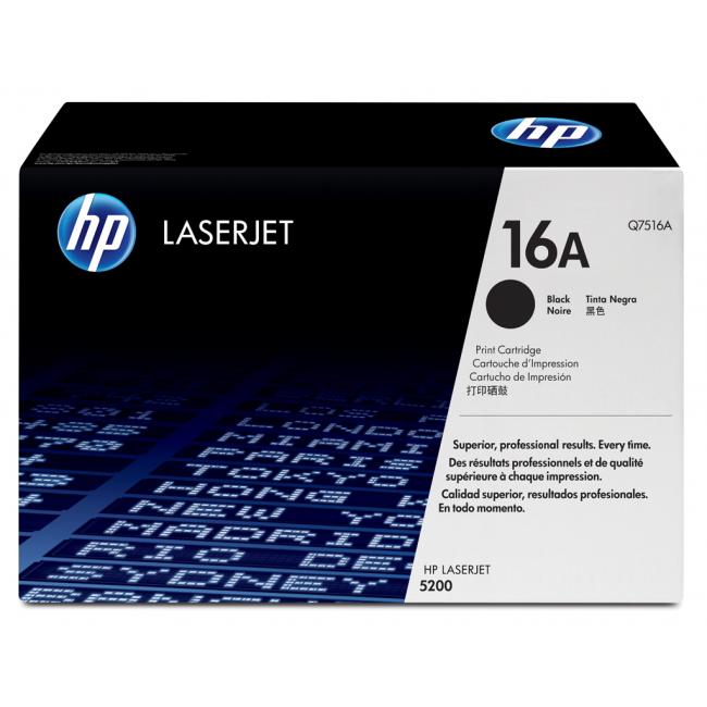 Toner HP Q7516A HP 16A black (12.000 str.) pre LaserJet 5200