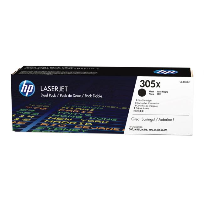 Toner HP CE410XD HP 305X dual pack black (2x4000 str.) pre LaserJet Pro M351/ M375/ M451/ M475