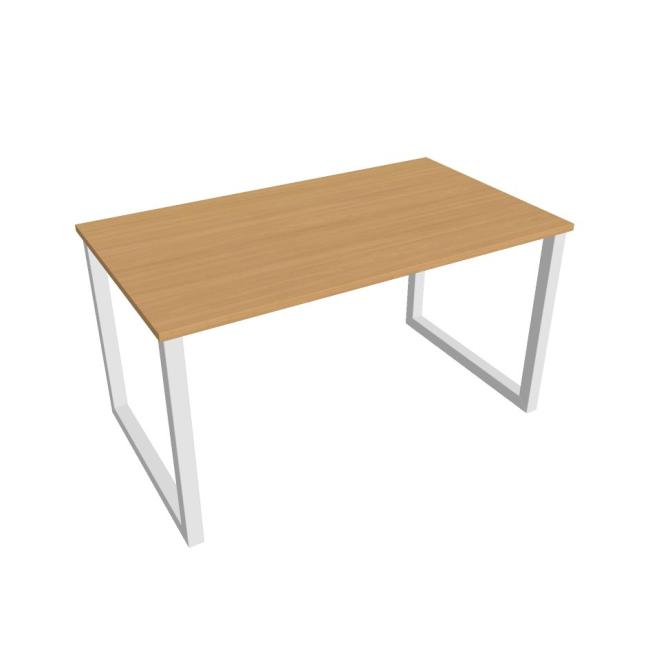 [ON918619] Meeting table UNI O, 140x75.5x80 cm, beech/white