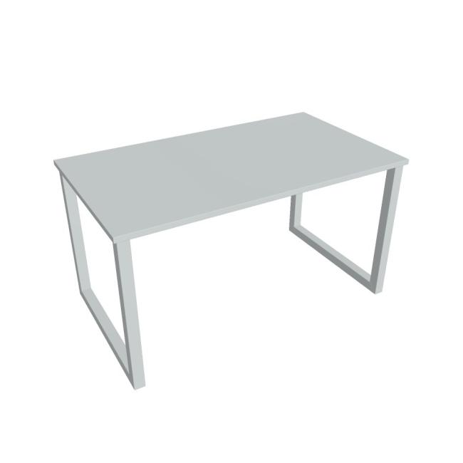 Conference table UNI O, 140x75.5x80 cm, gray/grey