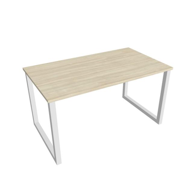 Conference table UNI O, 140x75.5x80 cm, agate/white