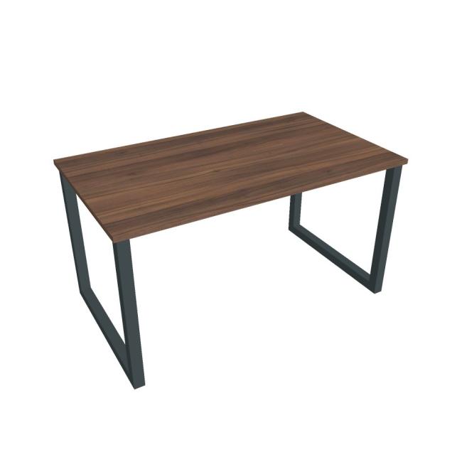 [ON918628] Meeting table UNI O, 140x75.5x80 cm, walnut/black