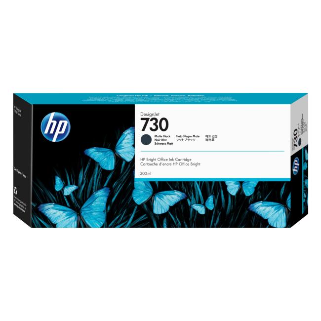 Ink cartridge HP P2V71A HP 730 matte black for DesignJet T1600, T1700, T2600 (300 ml)