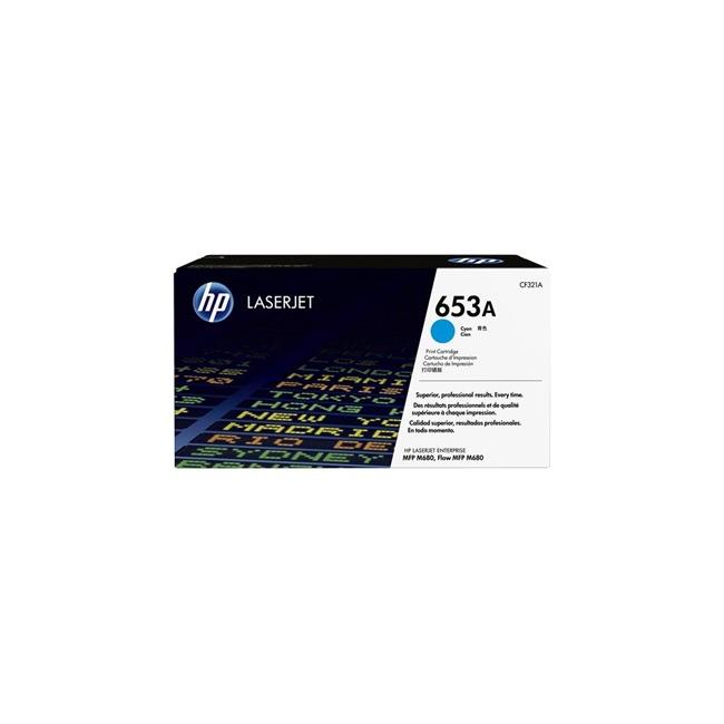 Toner HP CF321A HP 653A cyan (16.500 str.) pre LaserJet Enterprise M680