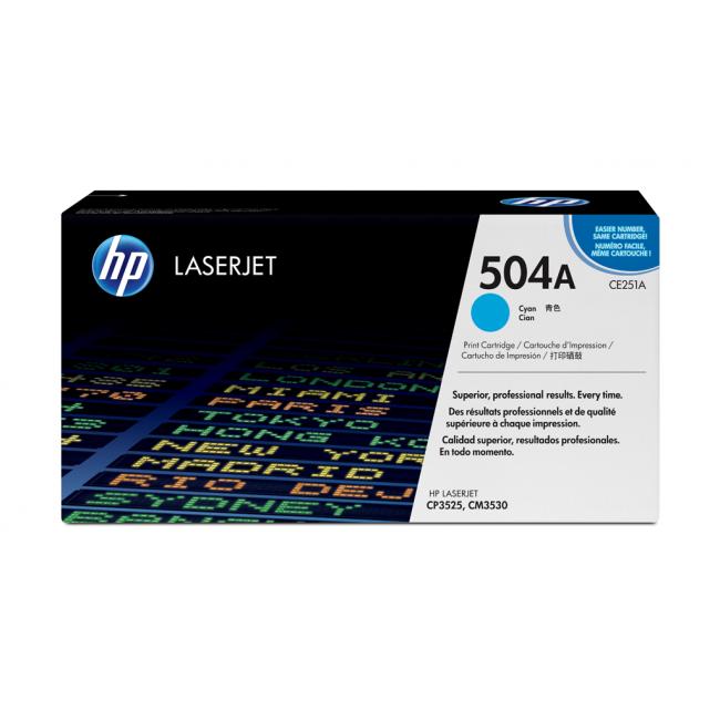 Toner HP CE251A HP 504A cyan (7.000 str.) pre Color LaserJet CM3530/CP3525