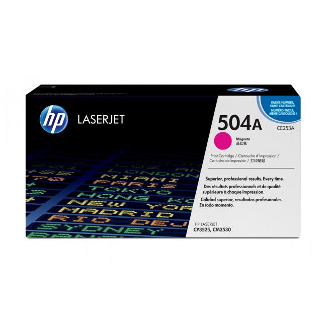 Toner HP CE253A HP 504A magenta (7.000 str.) pre Color LaserJet CM3530/CP3525