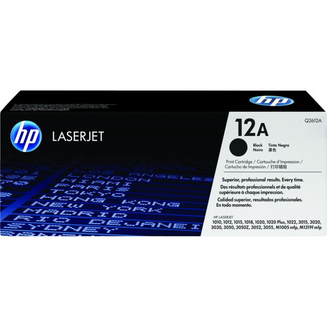 Toner HP Q2612A č. 12A čierna (2 000 strán) pre LaserJet 1010/1020/3015/3020