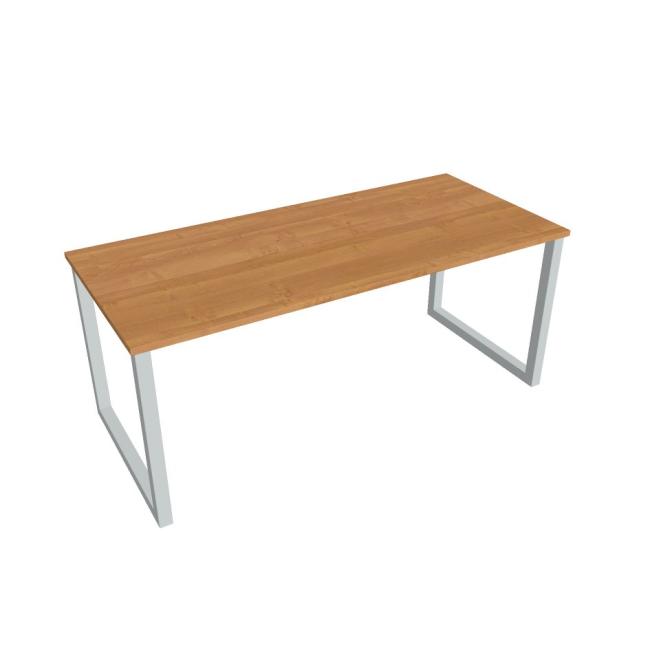 Meeting table UNI O, 180x75.5x80 cm, alder/grey