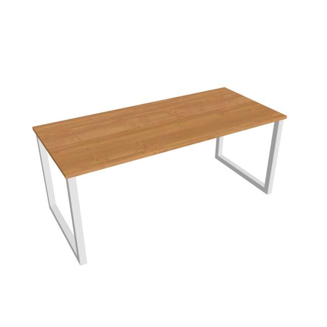 Conference table UNI O, 180x75.5x80 cm, alder/white
