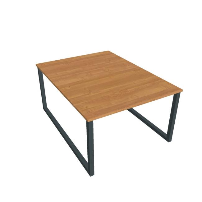 Work table UNI O, 120x75.5x160 cm, alder/black