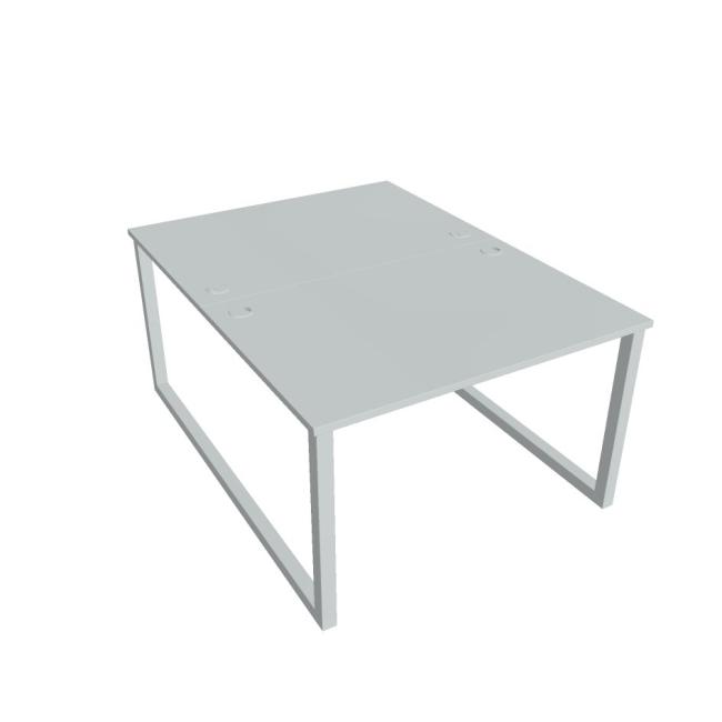 UNI O desk, 120x75.5x160 cm, gray/grey