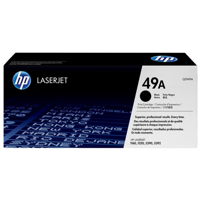 Toner HP Q5949A HP 49A čierny (2 500 str.) pre LaserJet 1160/1320/3390/3392