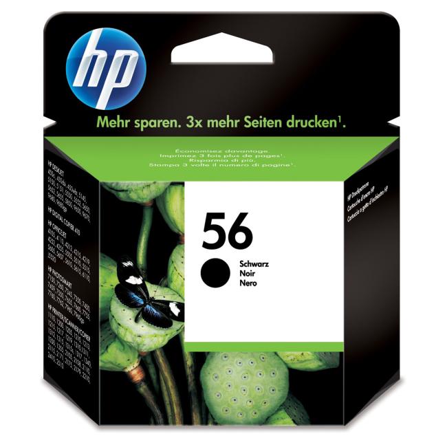 Ink cartridge HP C6656AE HP 56 black (520 pages) for Deskjet 5550/5551/5552